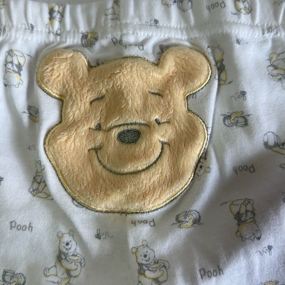 Disney Baby - Winnie the Pooh Cream and Yellow Baby Bodysuit Set - Picture 6 of 7